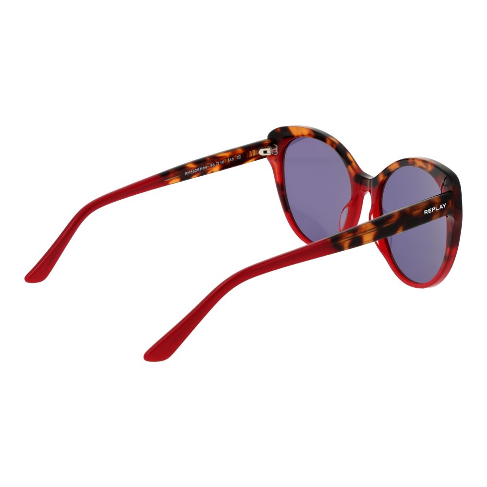 Red Plastic Sunglasses