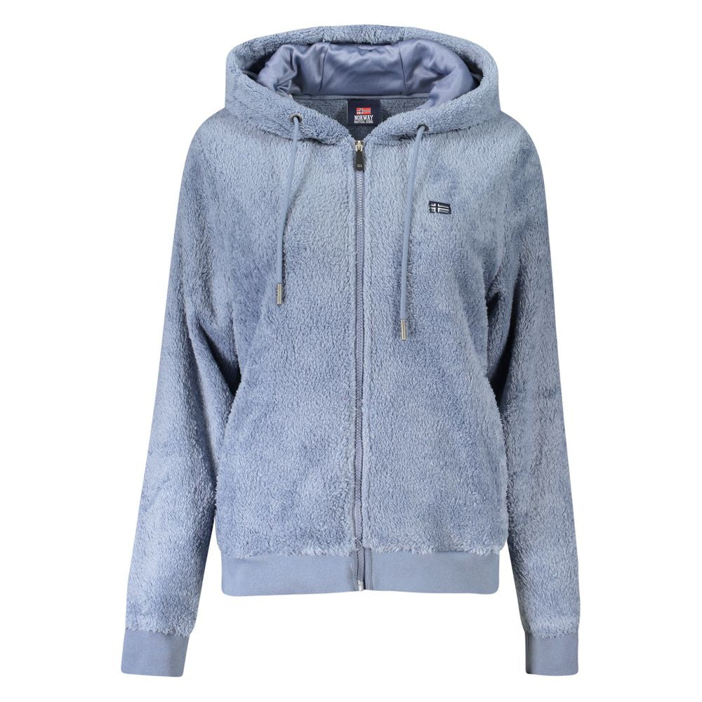 Blue Polyester Women Jacket