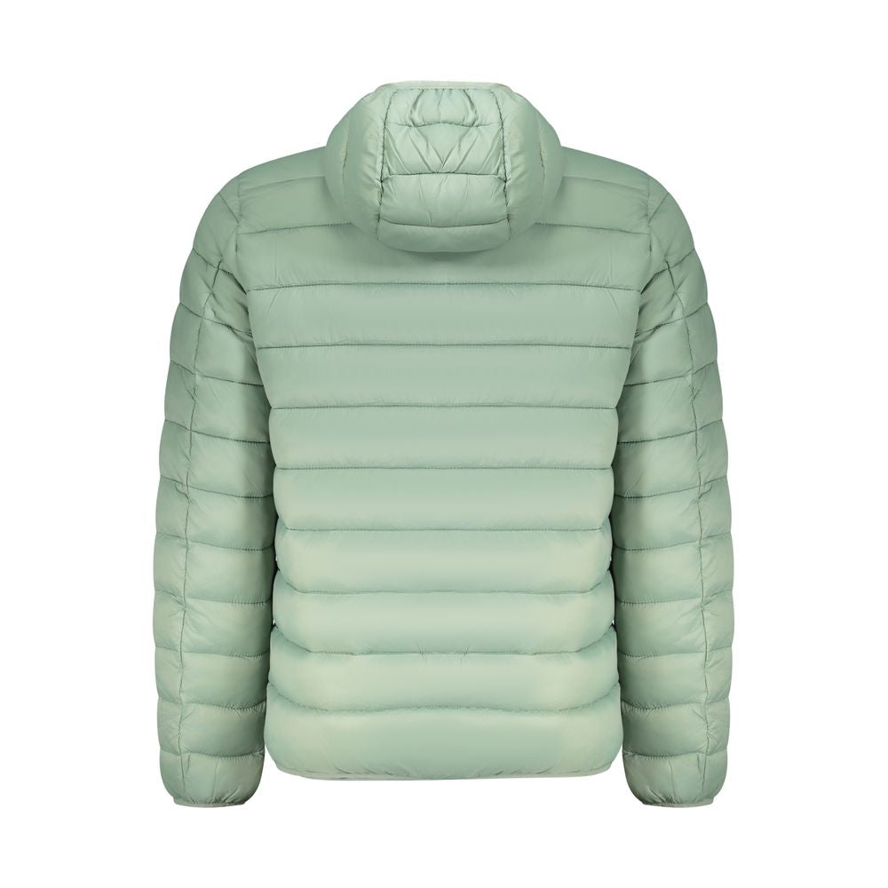 Green Polyamide Men Jacket