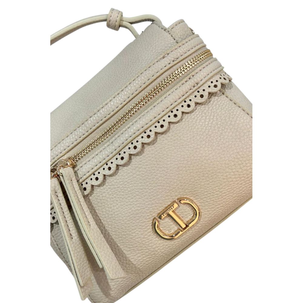 Beige PU Women Handbag