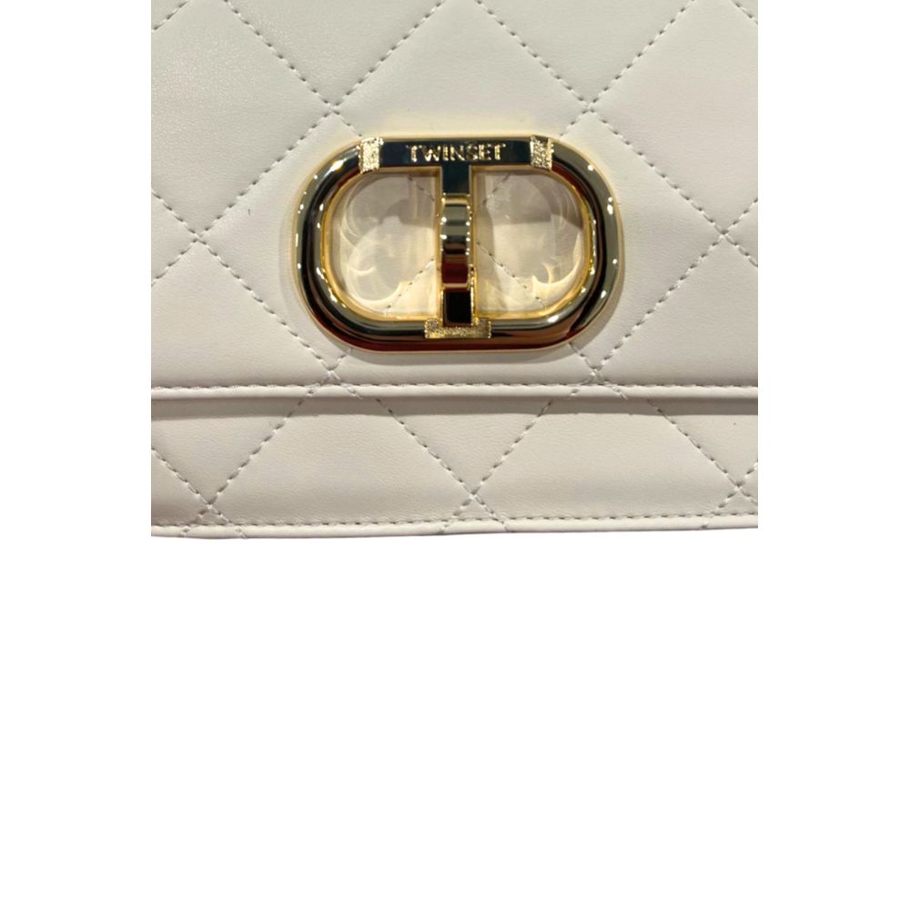 Beige PU Women Crossbody Bag