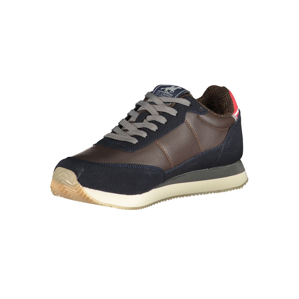 Marrone Polyurethane Men's Sneaker