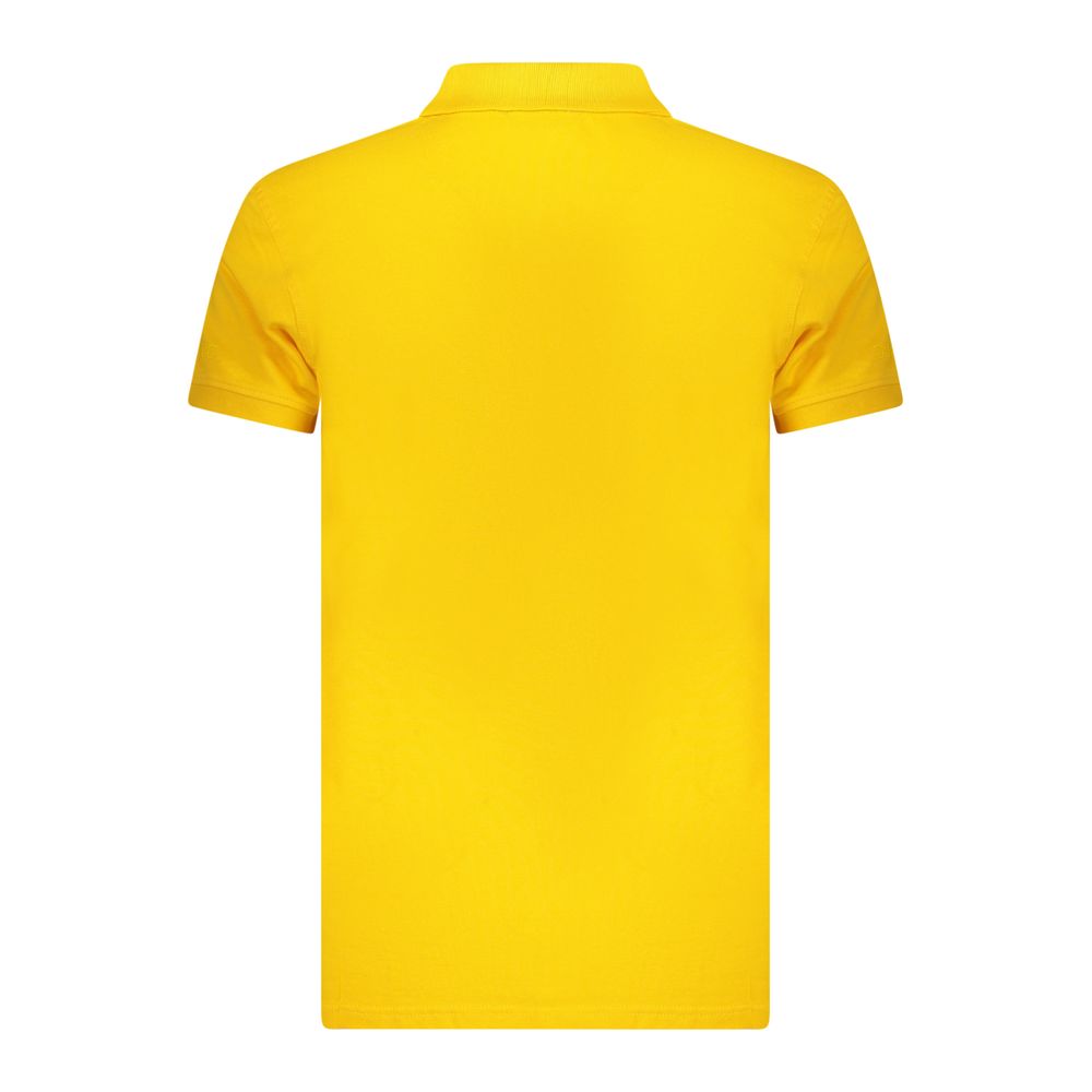 Yellow Cotton Mens Polo Shirt