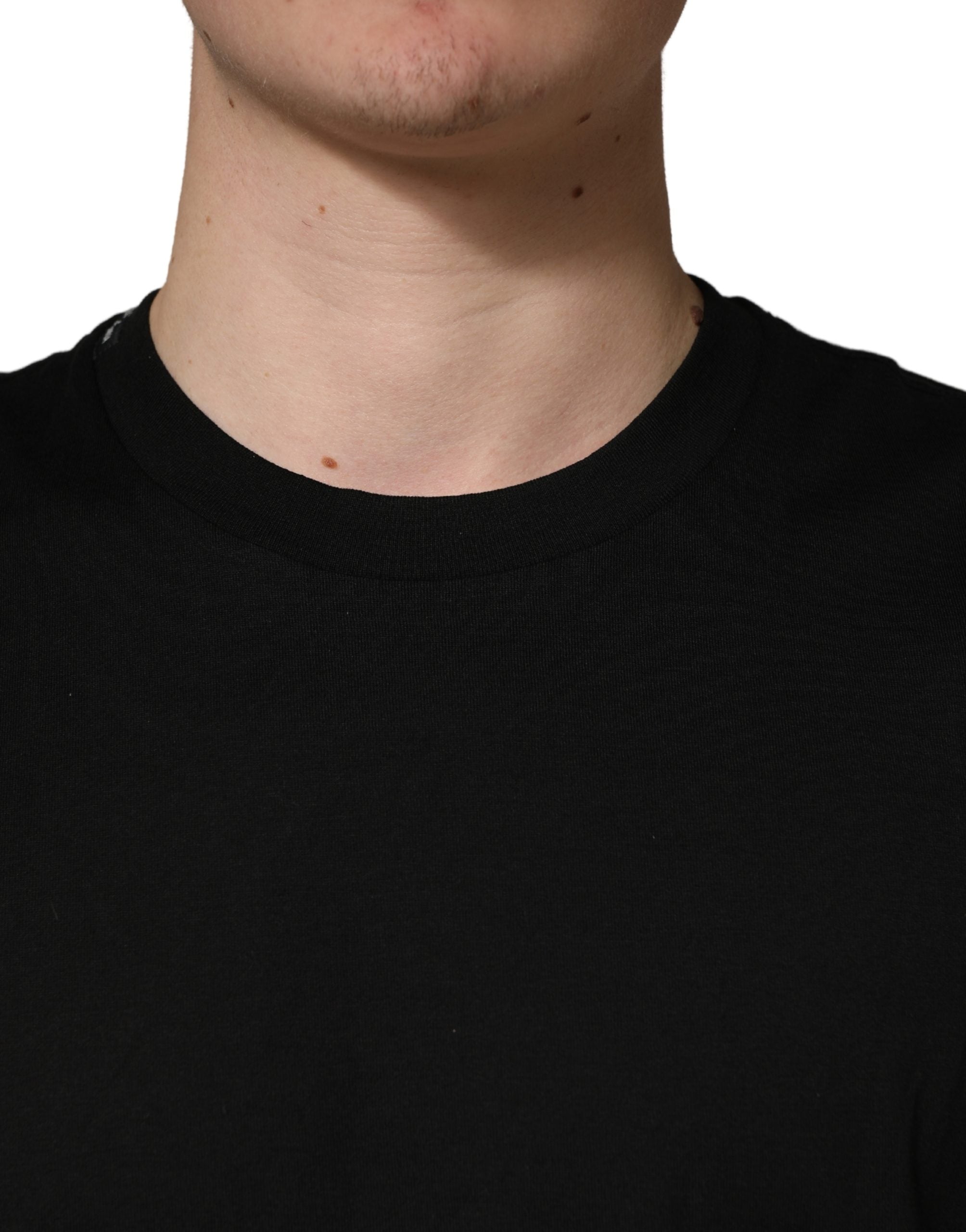 Black Crew Neck Sleeveless Tank Top T-shirt