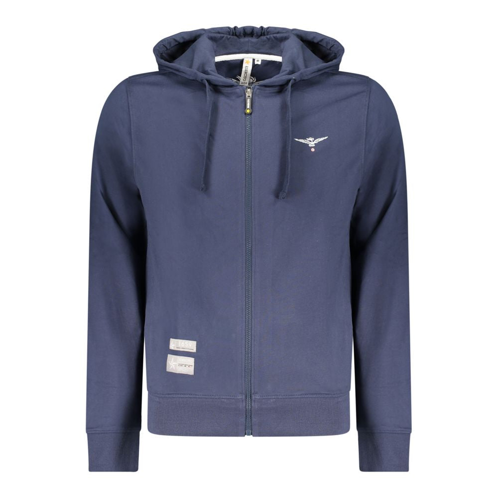 Black Cotton Men Sweatshirt