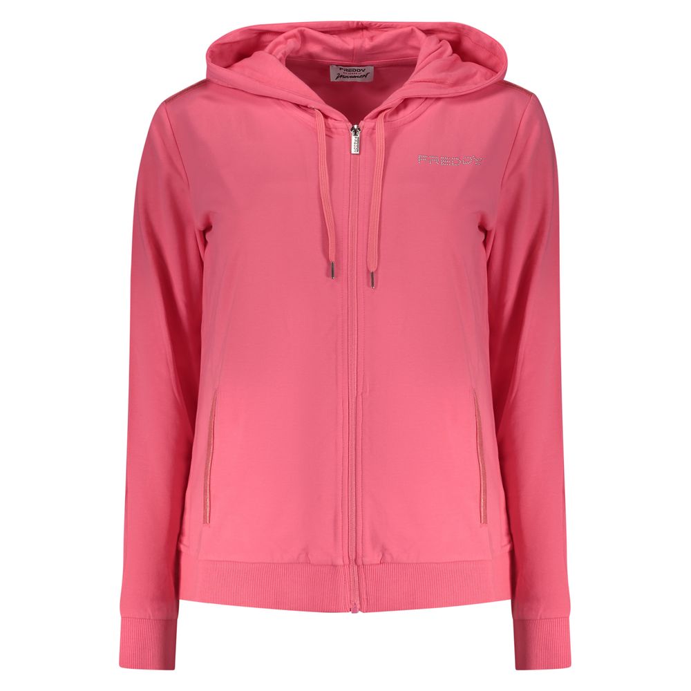Pink Cotton Women's Hoodie