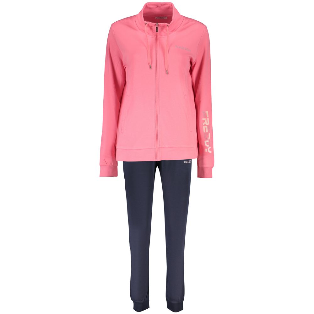 Pink Cotton Women's Sweatshirt