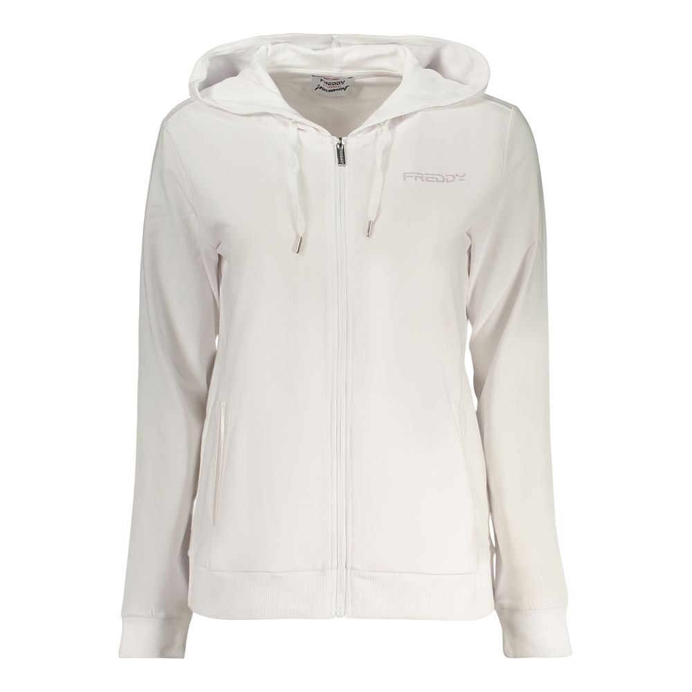 White Cotton Women's Hoodie