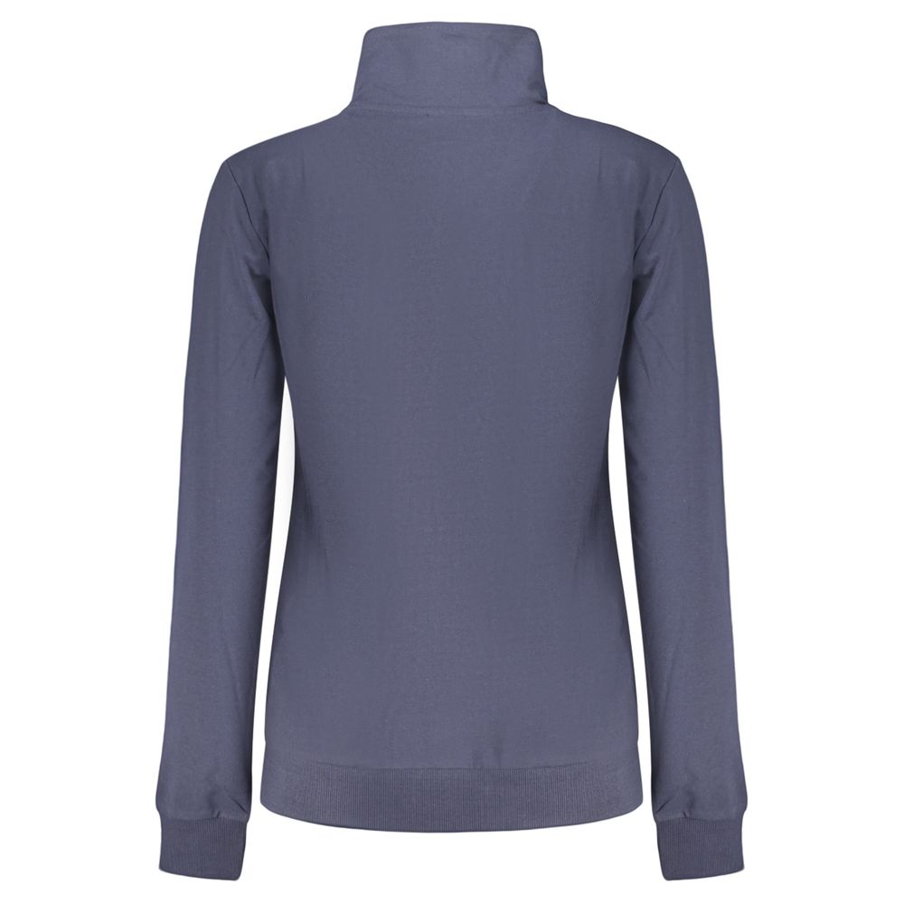 Blue Cotton Women's Sweatshirt