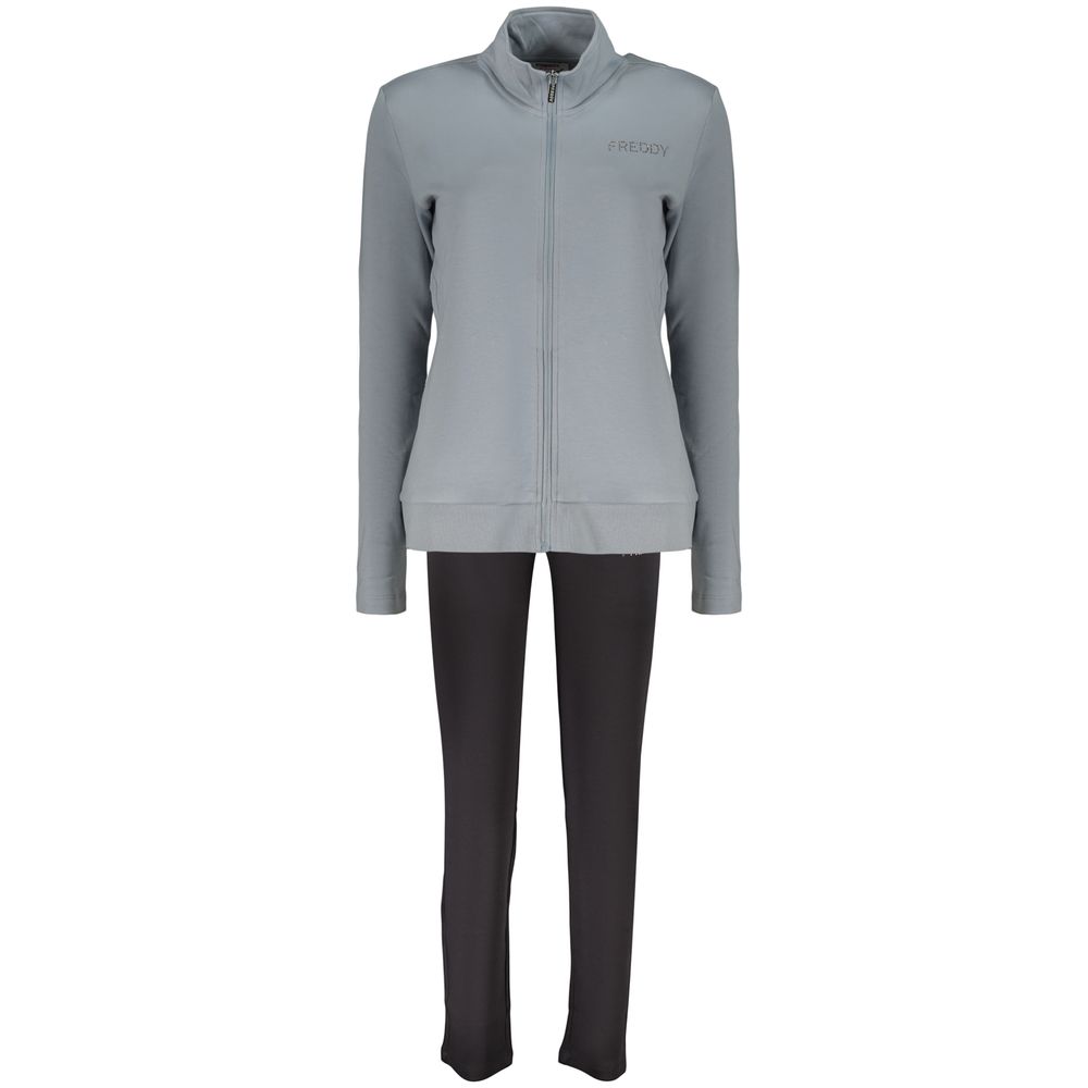 Blue Cotton Women's Sweatshirt Set