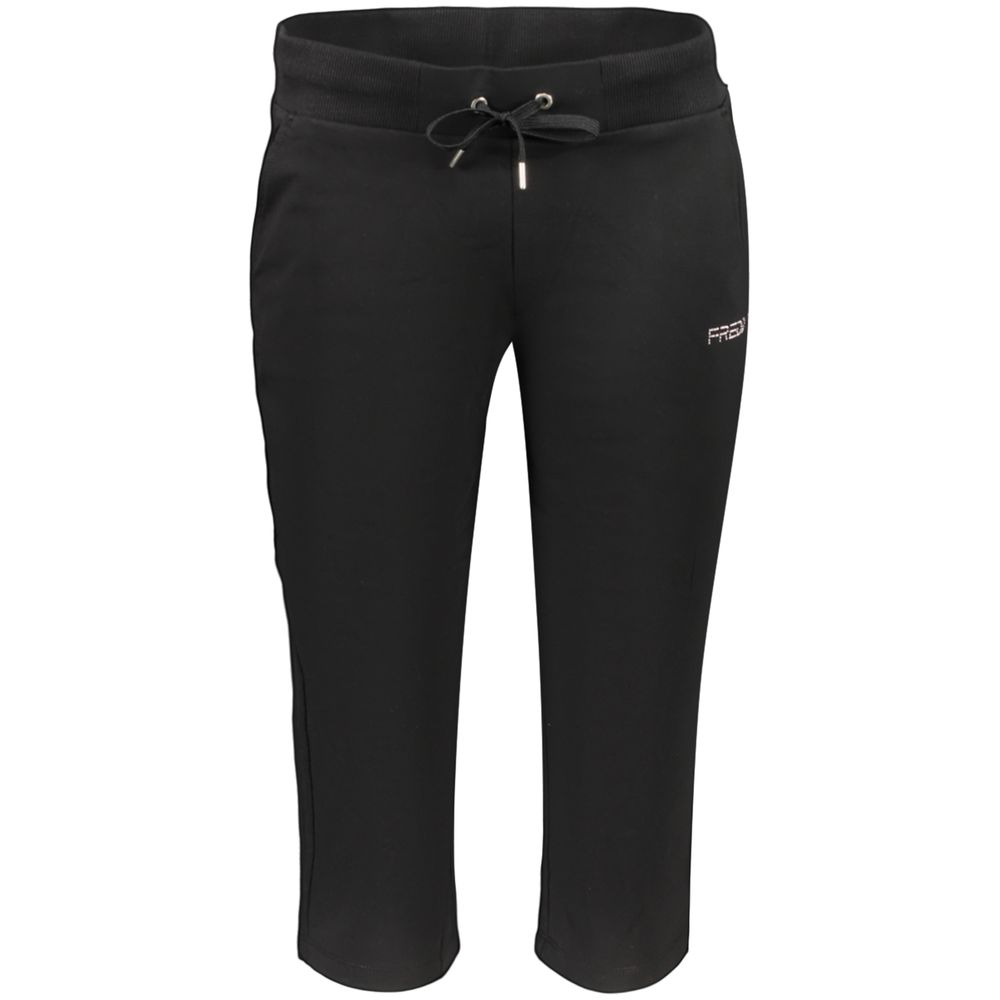 Black Cotton Women's Pant