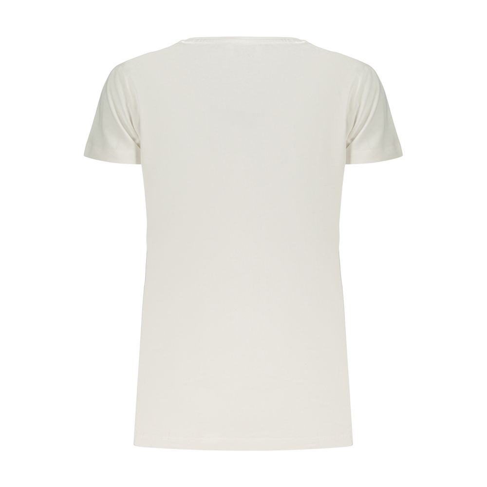 White Cotton Women's T-Shirt
