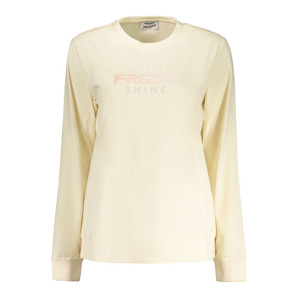 Beige Cotton Woman T-Shirt