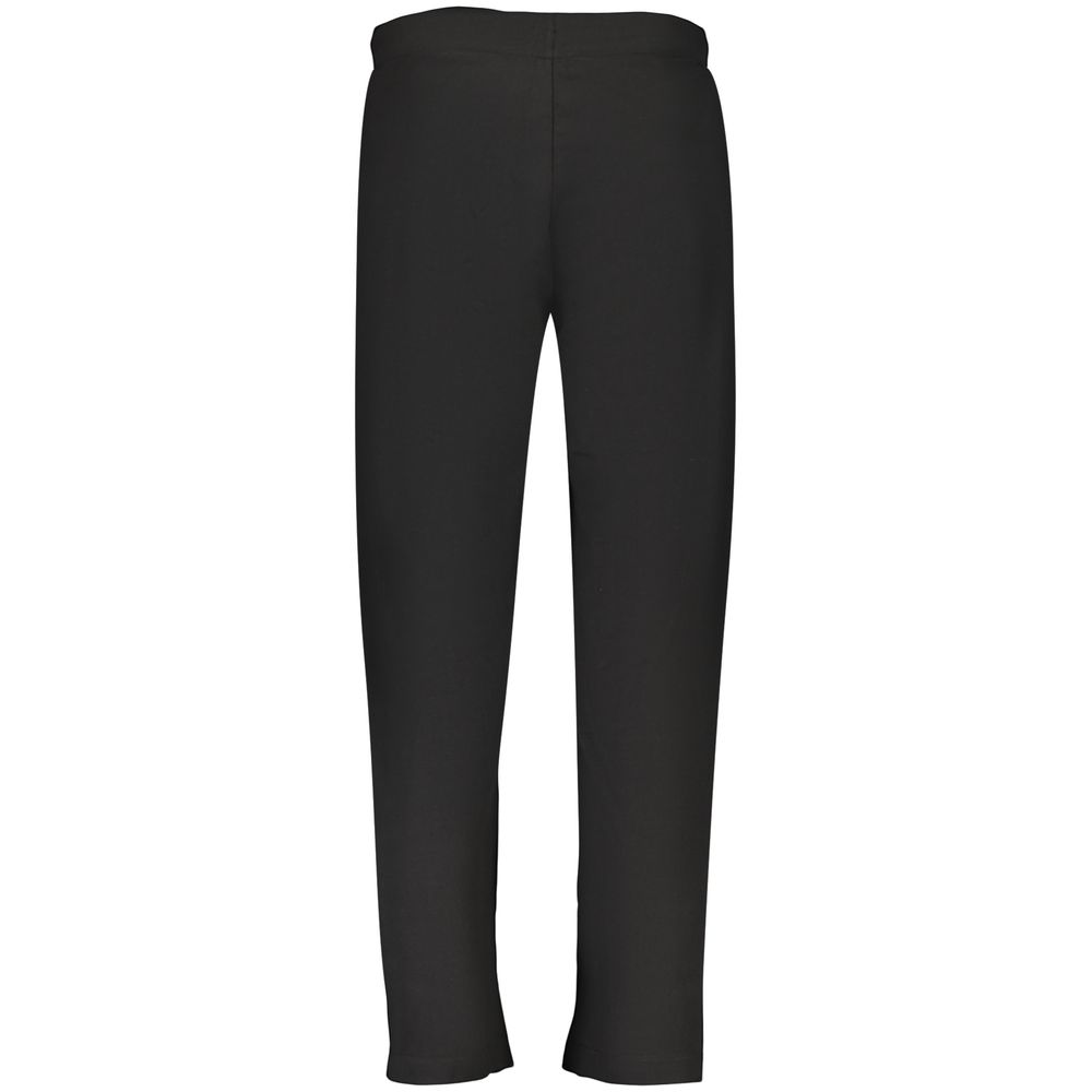 Black Cotton Women's Trousers