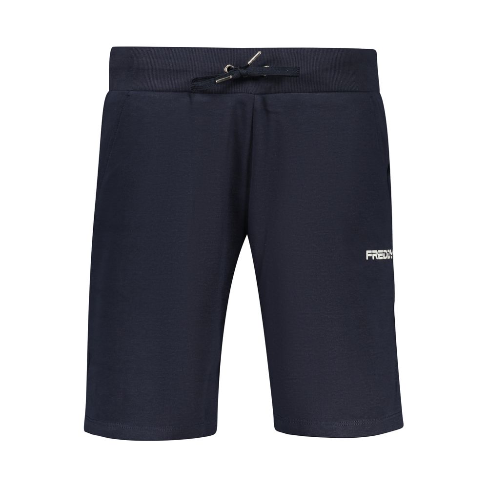 Blue Cotton Women Pants