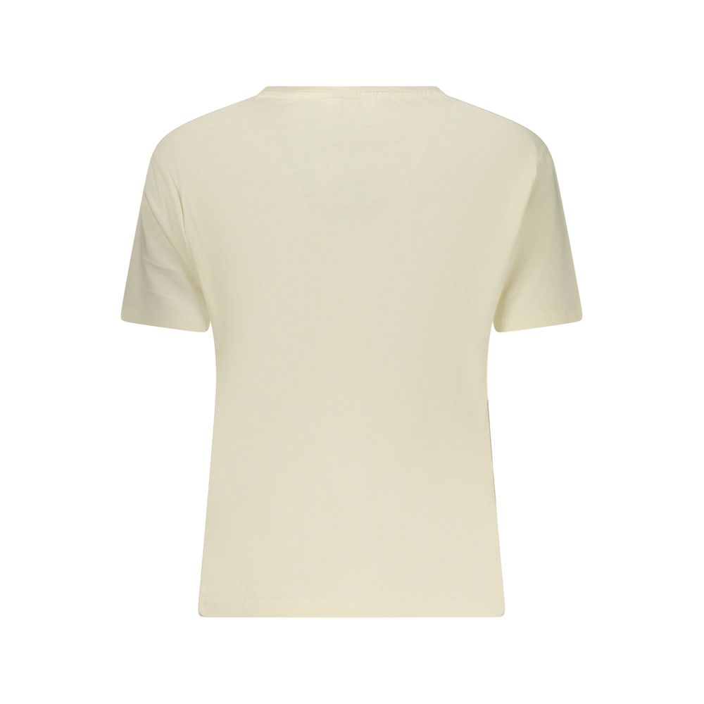 Beige Cotton Women's T-Shirt