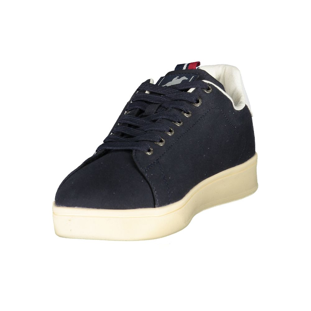 Blue Polyurethane Men's Sneaker