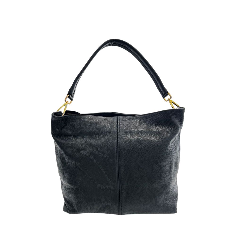 Black Leather Women Bag