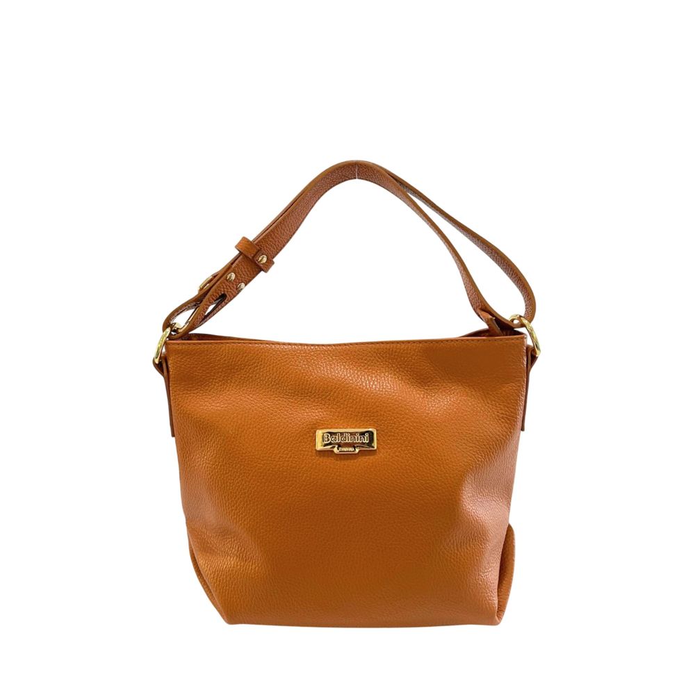 Brown Leather Women Shoulder Bag
