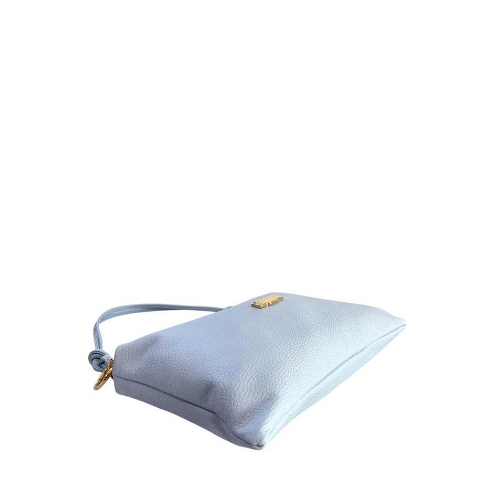 Blue Leather Women Bag