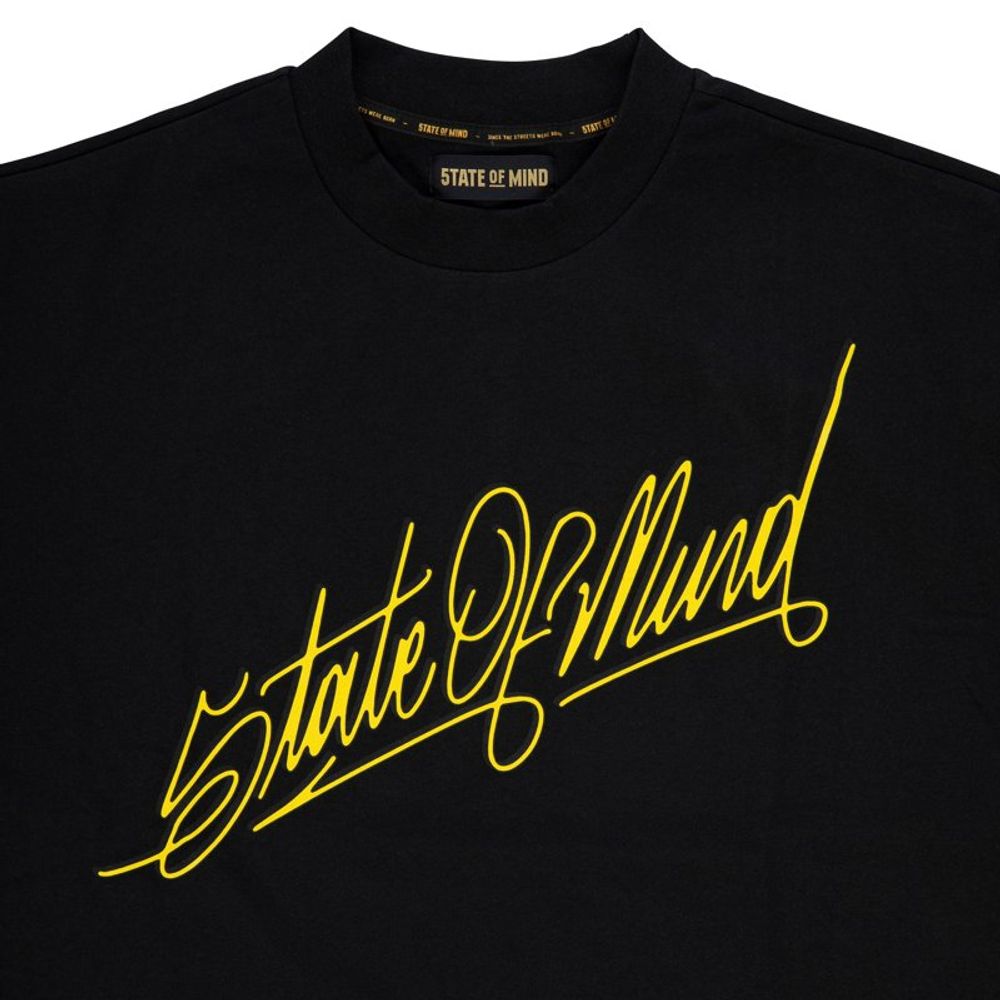 Black Cotton T-Shirt