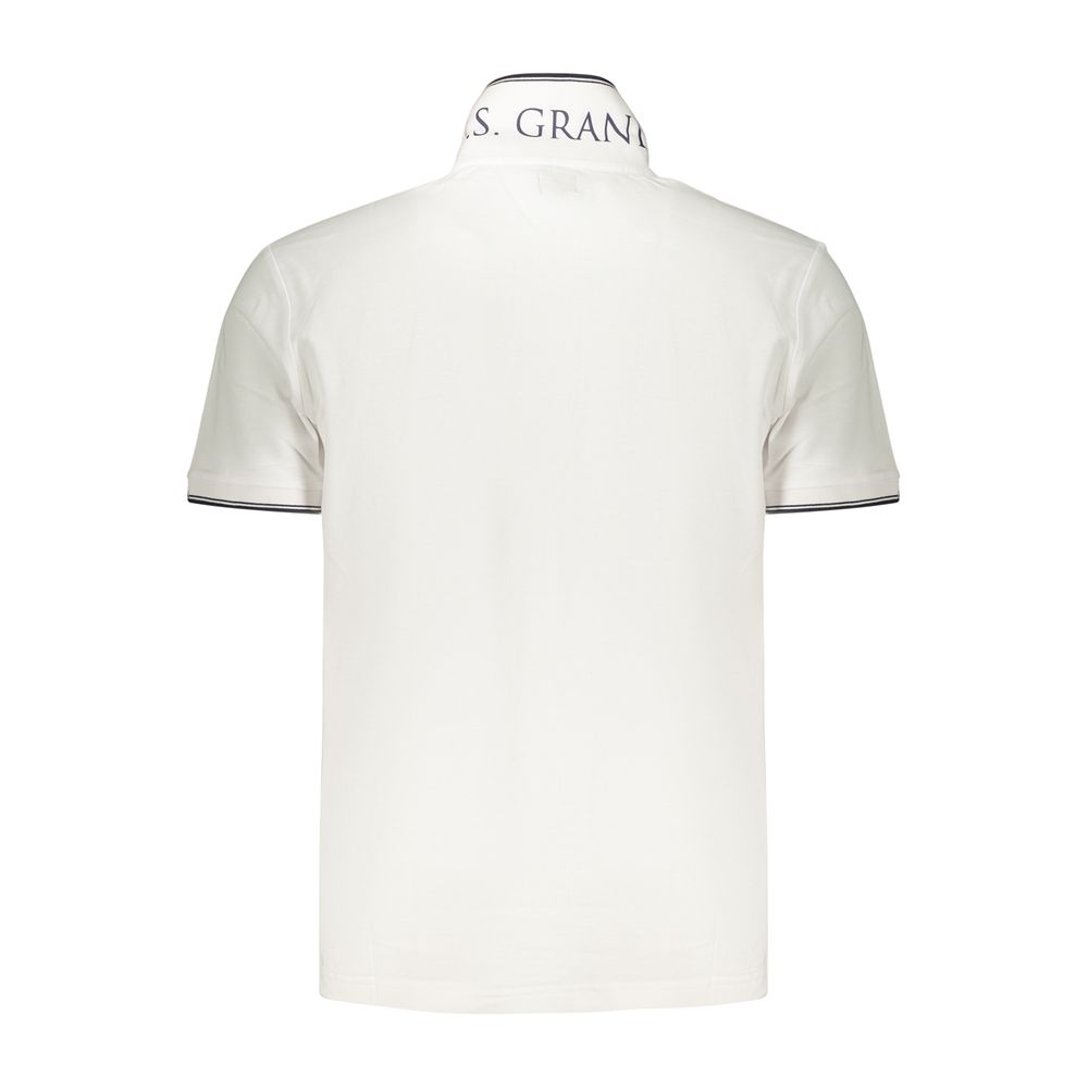 White Cotton Men's Polo Shirt