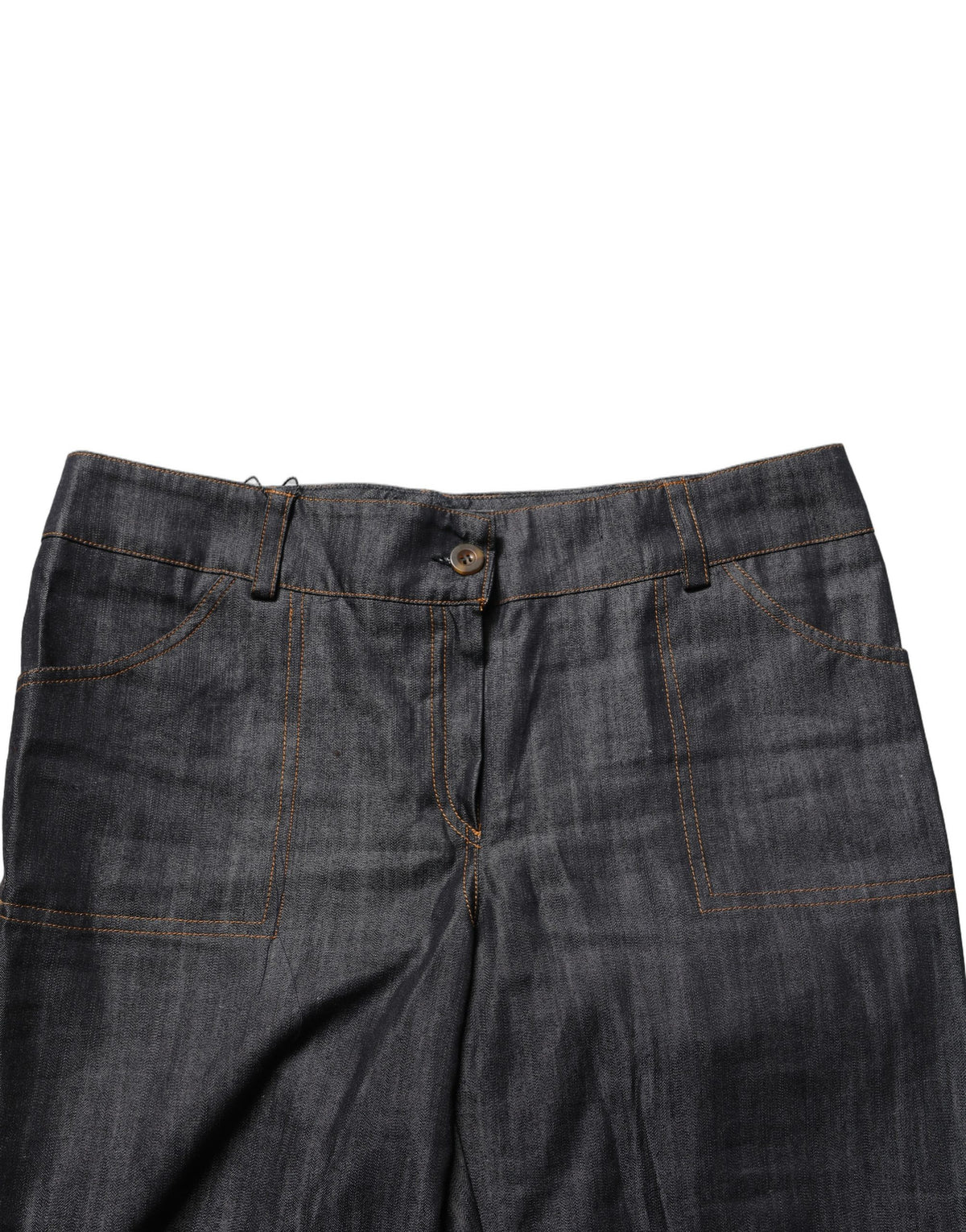 Black Cotton Mid Waist Skinny Denim Trouser Jeans