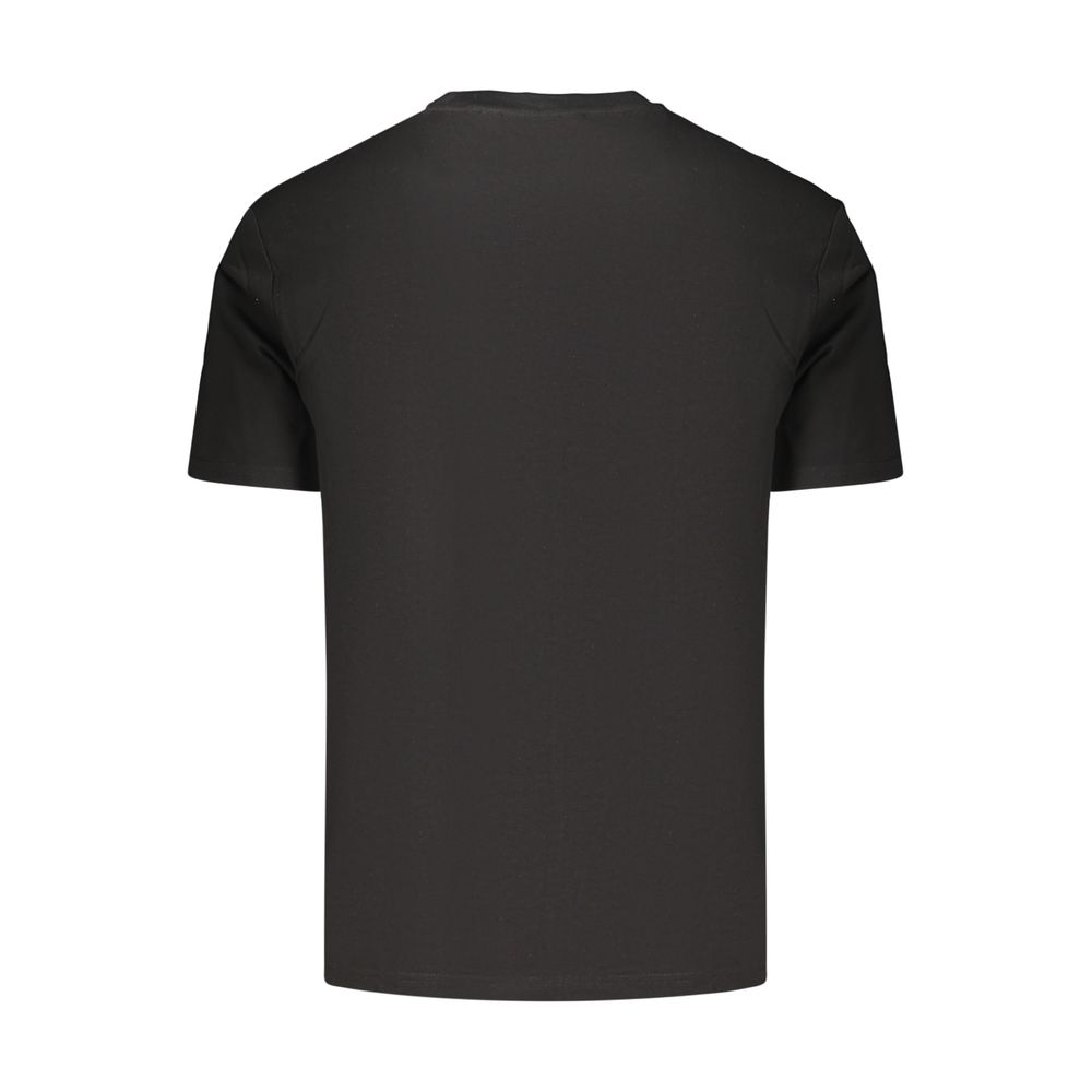 Black Cotton Men's T-Shirt