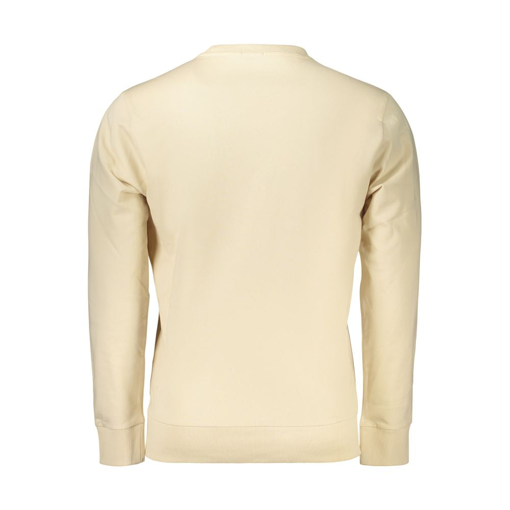 Beige Cotton Men's Sweatshirt