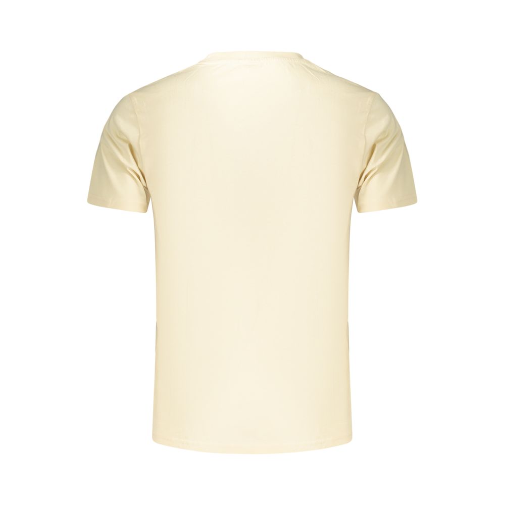 Beige Cotton Men's T-Shirt