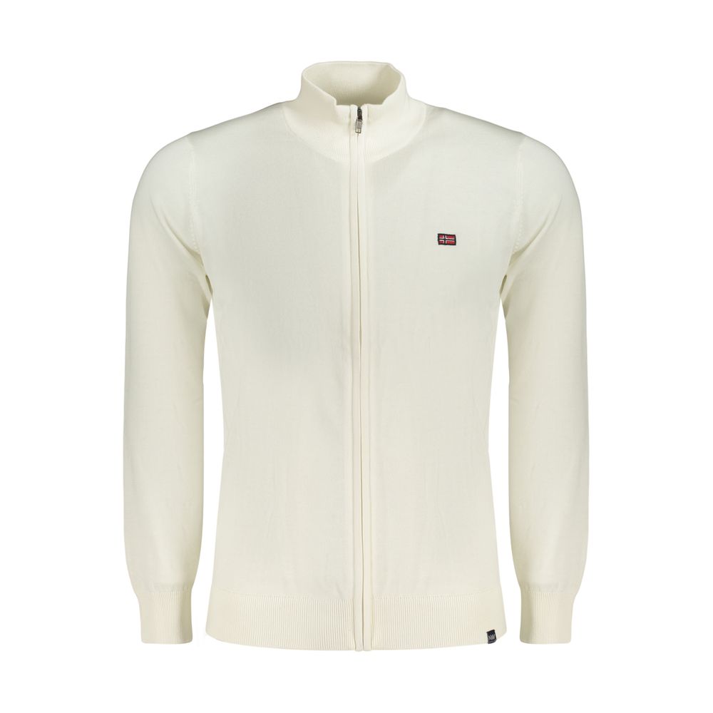 White Cotton Men's Sweater