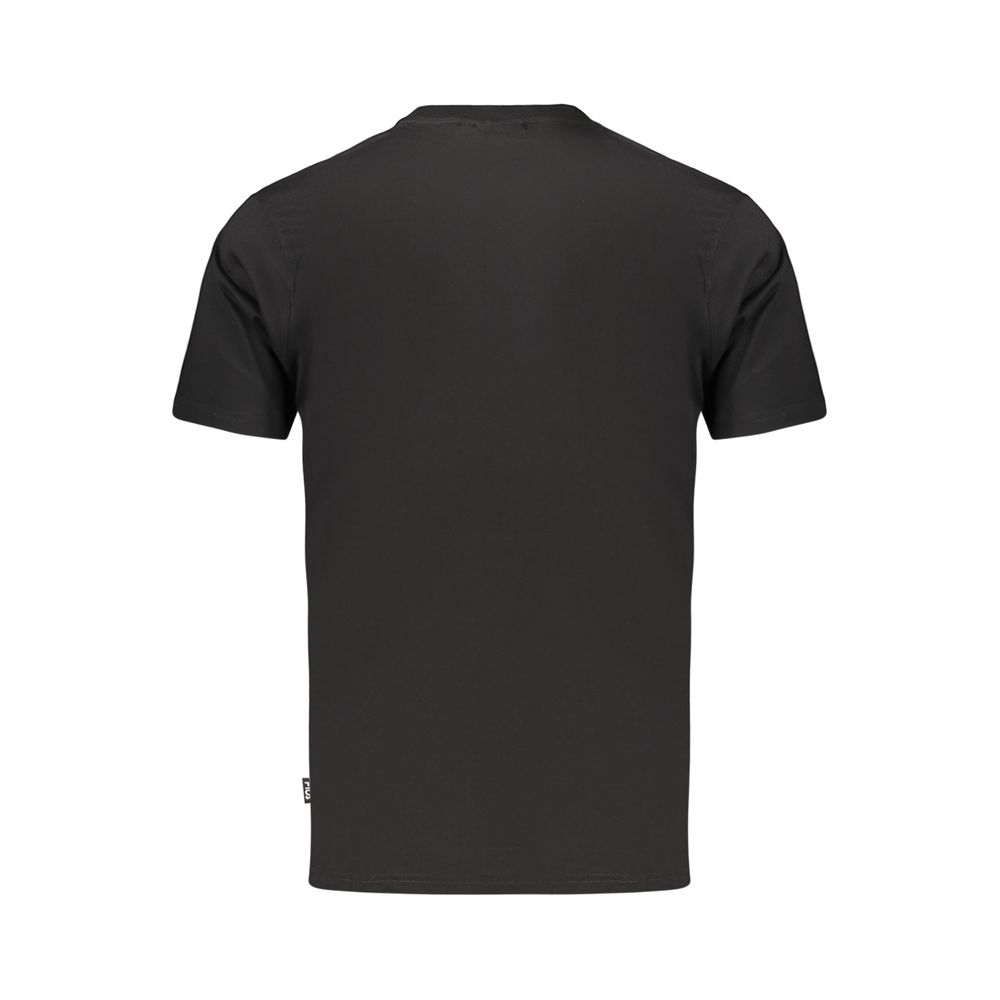 Black Cotton Men's T-Shirt