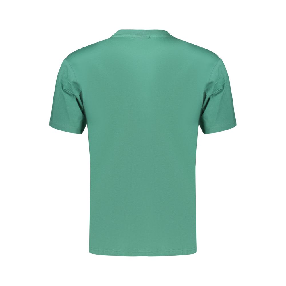 Green Cotton Men's T-Shirt