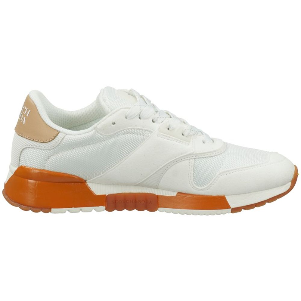White Leather Athletic Sneakers
