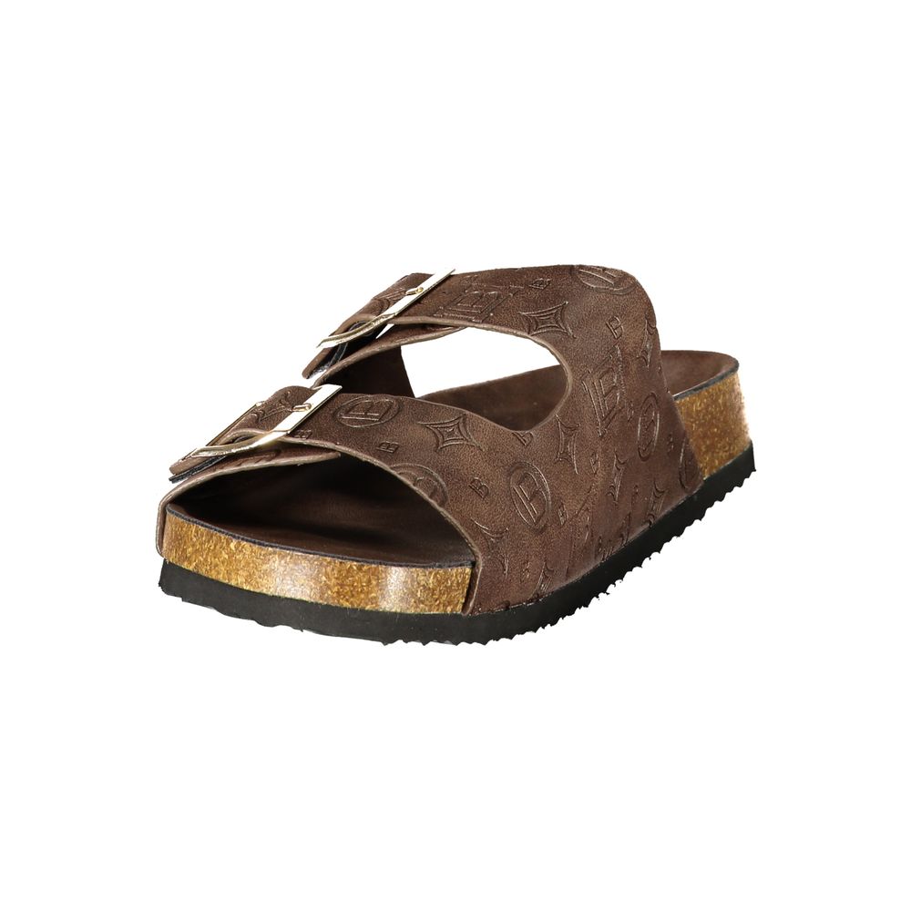 Brown Polyurethane Women's Sandal