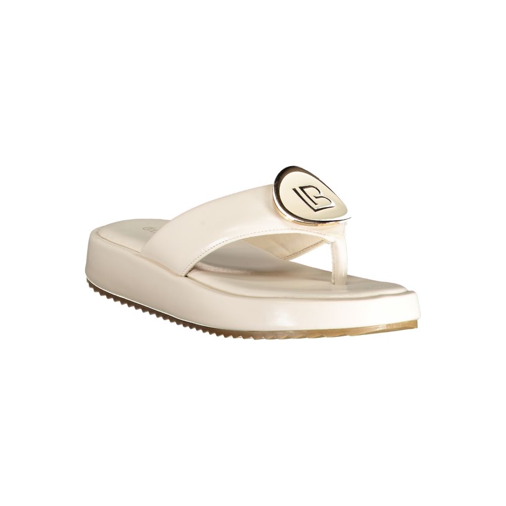 White Polyurethane Women's Sandal
