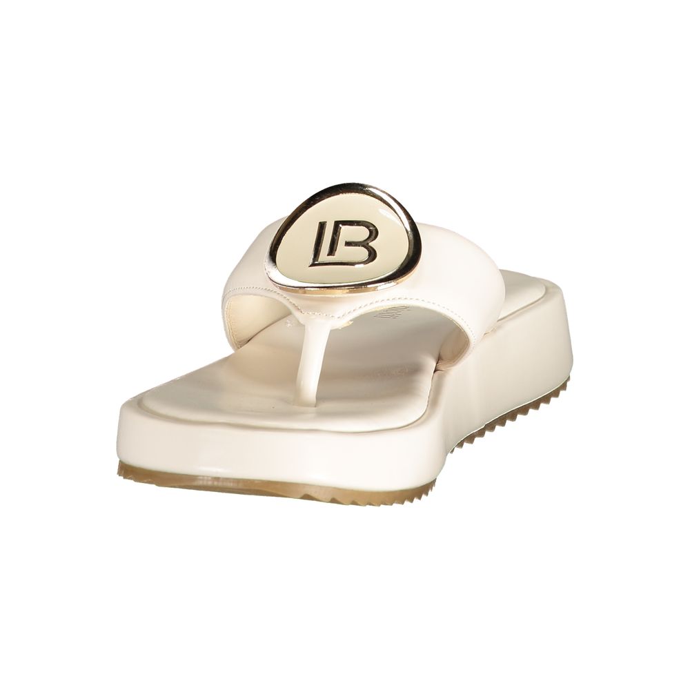 White Polyurethane Women's Sandal