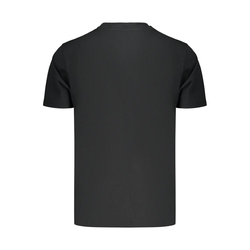 Black Cotton Men's T-Shirt