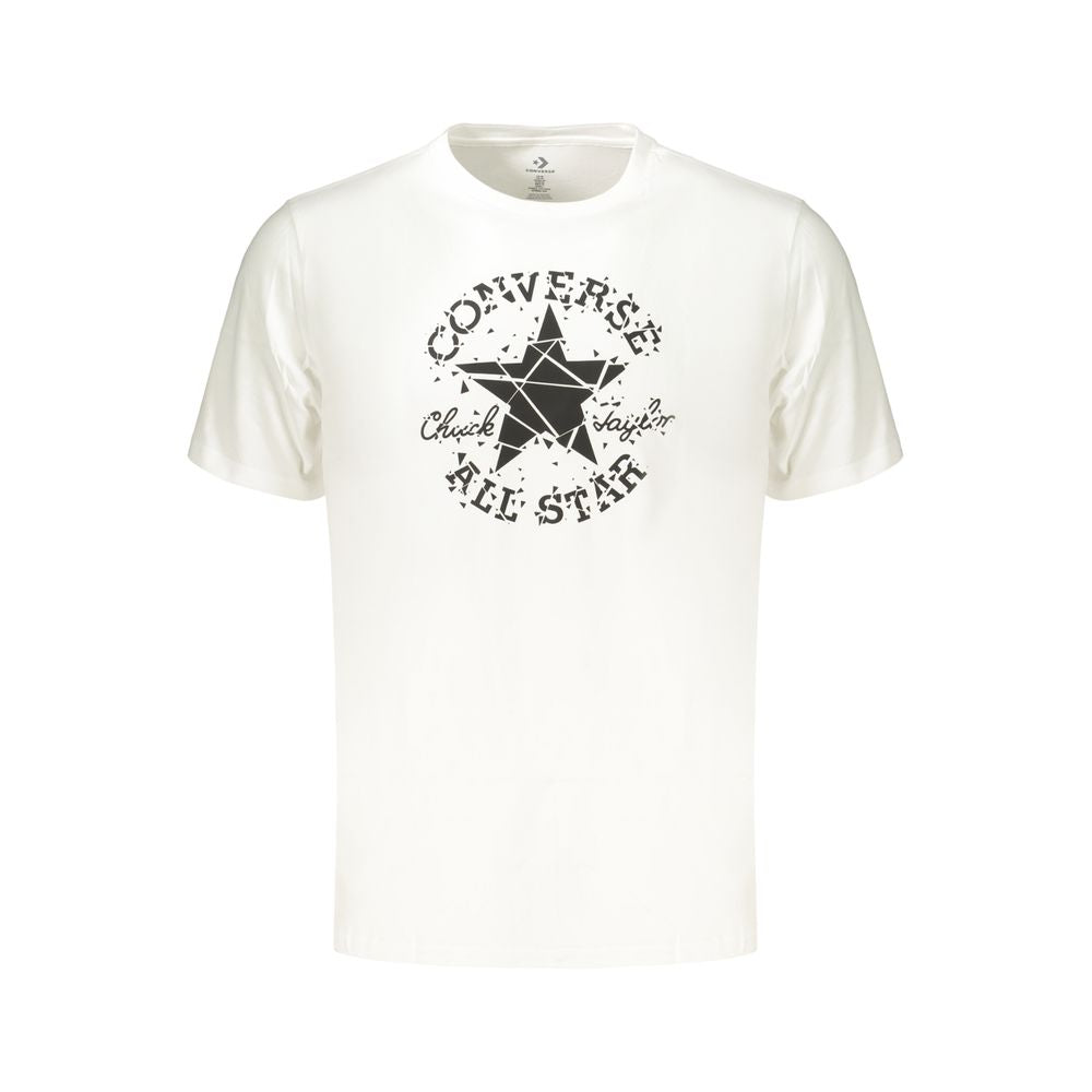 White Cotton Men's T-Shirt