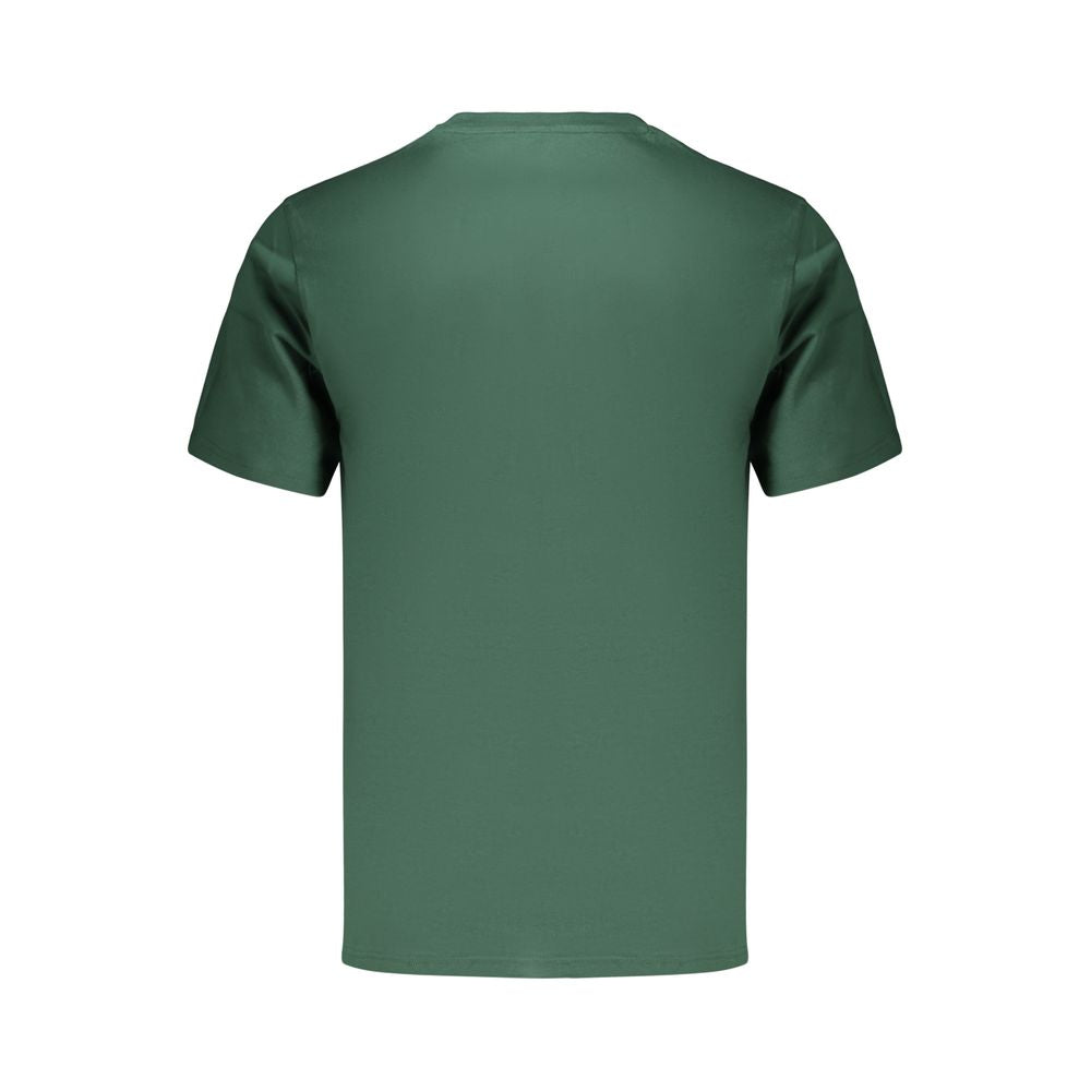 Green Cotton Men's T-Shirt