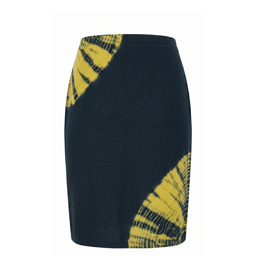 Yellow Cotton Women Skirt