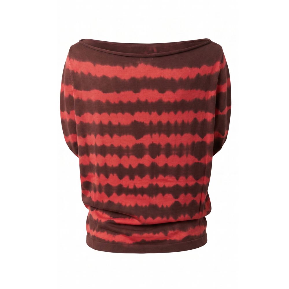 Brown Cotton Women T-Shirt