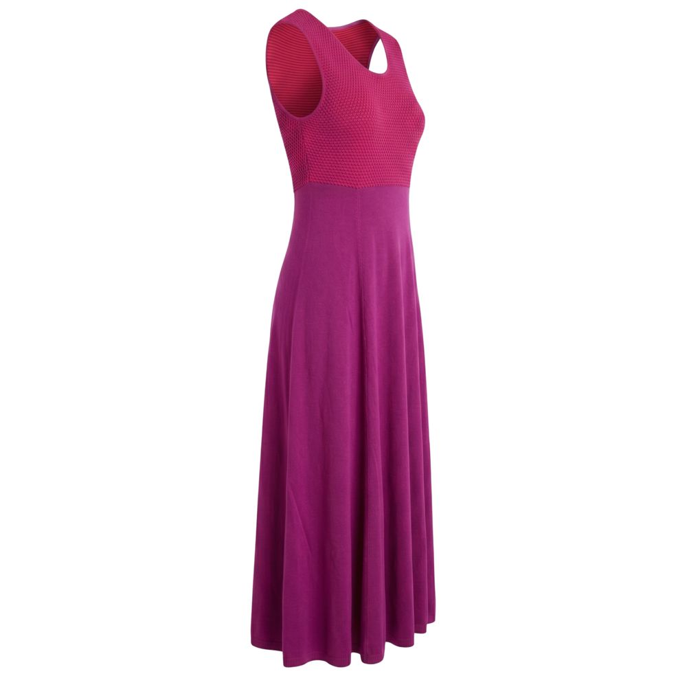 Purple Silk Women Dress