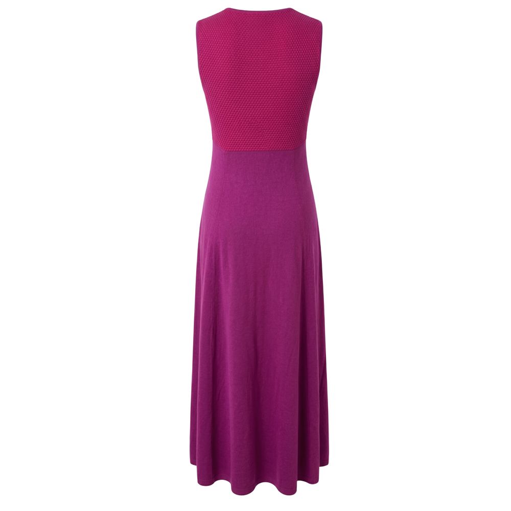 Purple Silk Women Dress