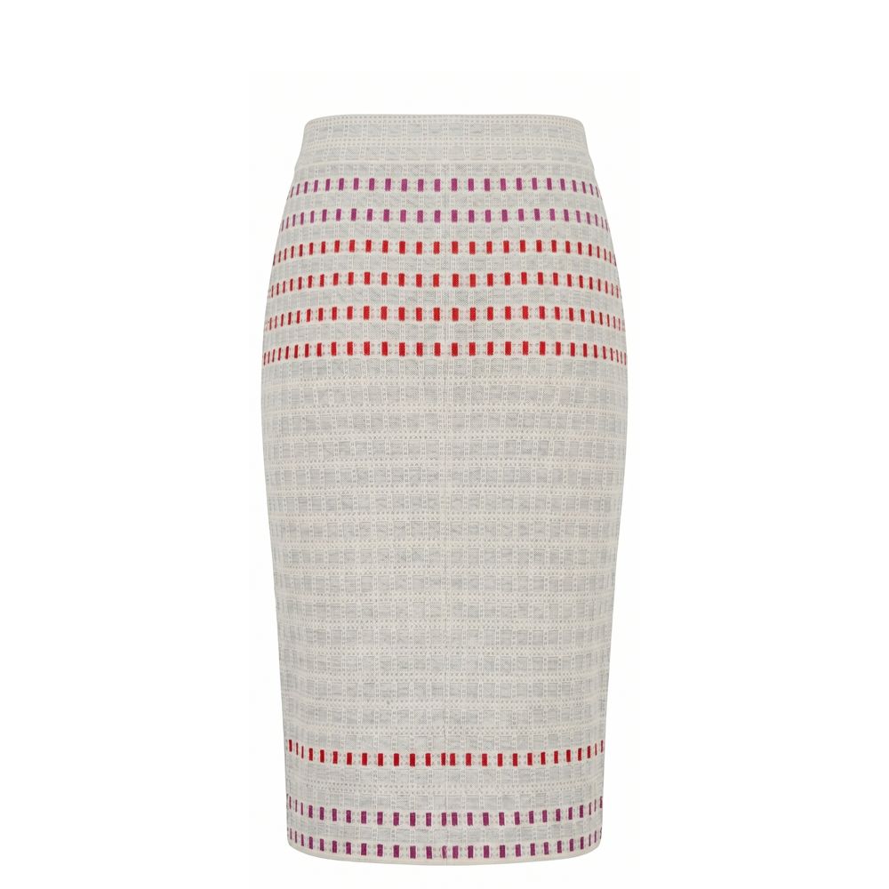 Grey Silk Women Skirt
