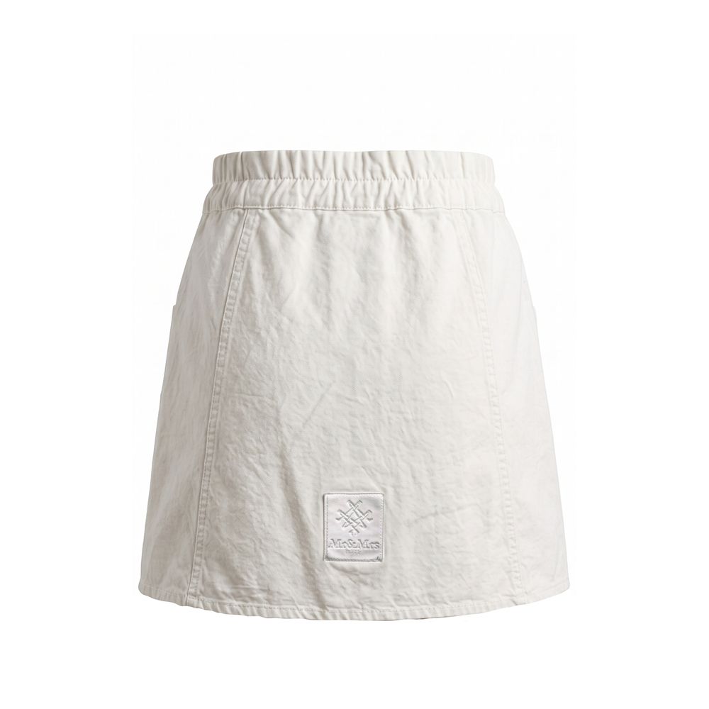 White Material Women Skirt