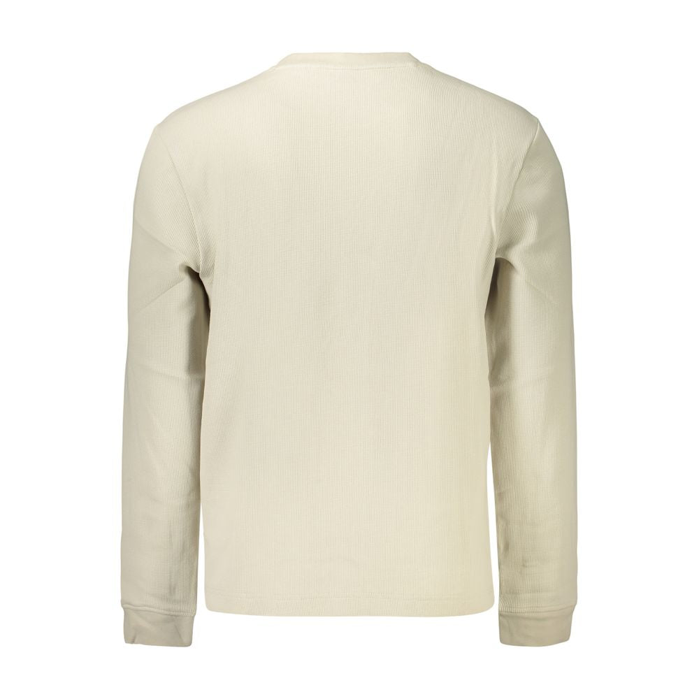 Beige Cotton Men's Shirt