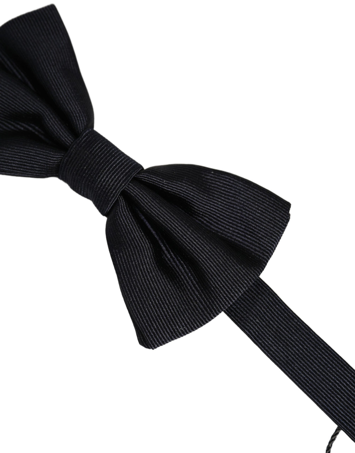 Men Dark Blue 100% Silk Adjustable Neck Papillon Bow Tie