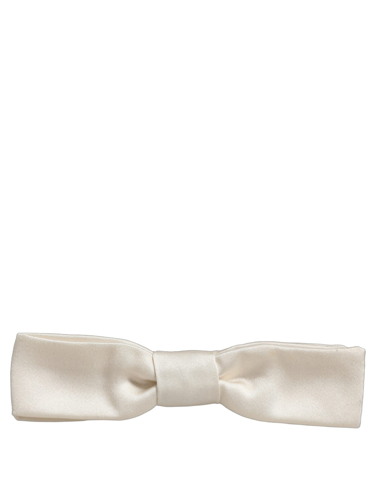 Men White 100% Silk Adjustable Neck Papillon Bow Tie