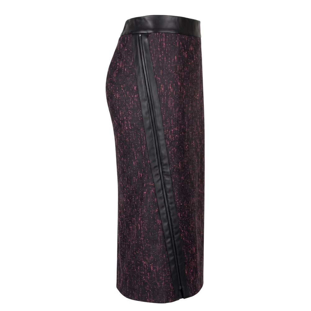 Black Wool Women Skirt